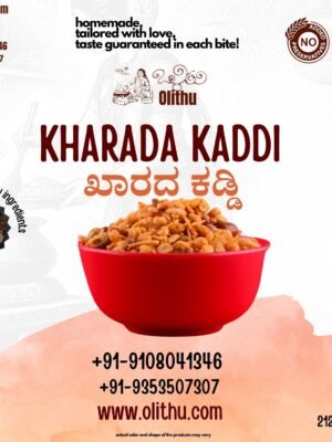 Kharada Kaddi – Spicy Mixture Snack | South Indian Namkeen | Olithu