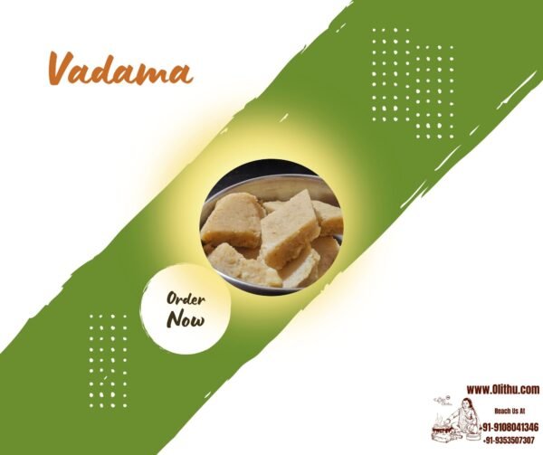 Vadama – Almond Mithai | No Added Sugar | Handmade by Olithu