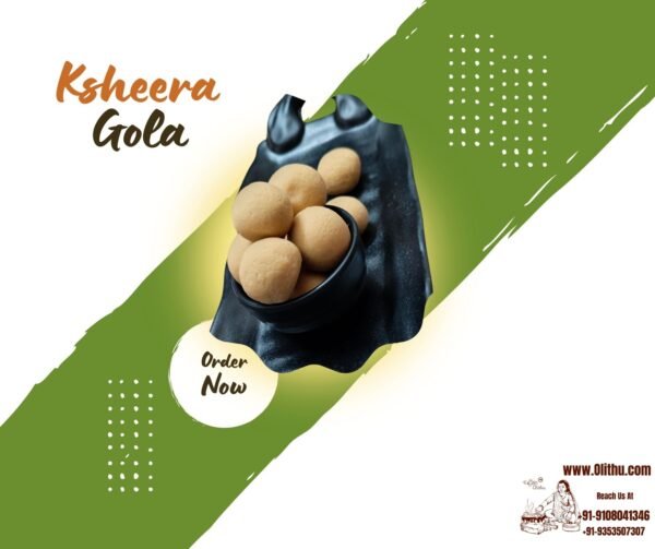 Ksheeragola – Milk Fudge Sweet | Traditional Indian Mithai | Handmade by Olithu