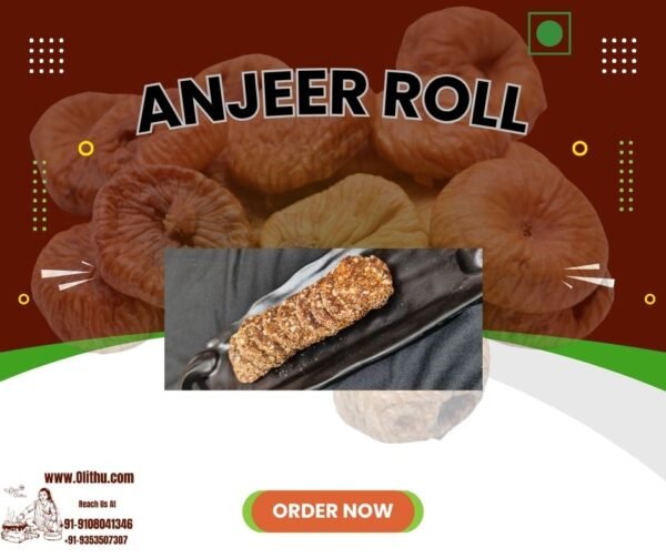 Anjeer Rolls – No Added Sugar | Dry Fruit Sweet | Olithu