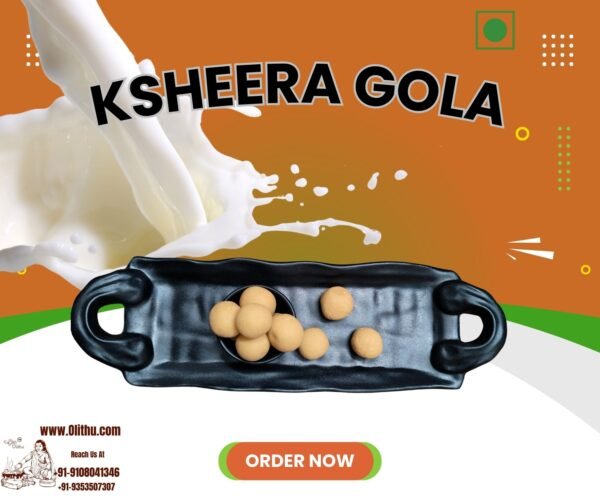 Ksheeragola – Milk Fudge Sweet | Traditional Indian Mithai | Handmade by Olithu