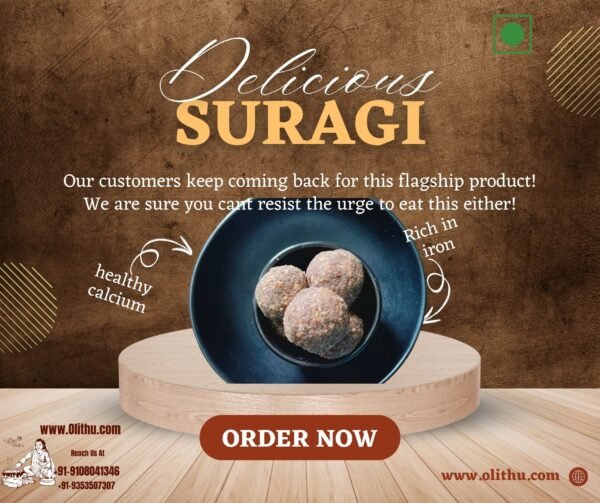 Suragi – Ragi Sweet | Finger Millet Mithai | Healthy Traditional Sweet by Olithu