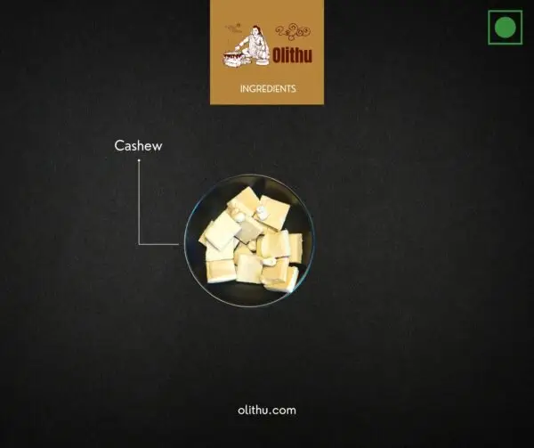 Gerudhani – Cashew Mithai | Kaju Sweet | Handmade Traditional Dessert by Olithu