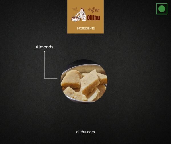 Vadama – Almond Mithai | No Added Sugar | Handmade by Olithu