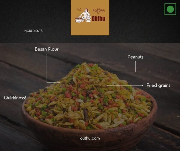 Kharada Kaddi – Spicy Mixture Snack | South Indian Namkeen | Olithu